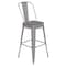 Flash Furniture 30" Silver Metal Counter Stool-Gray Poly Seat CH-31320-30GB-SIL-PL2G-GG - alternate 4